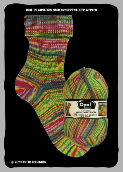 Opal nach Hundertwasser Edition 4-ply